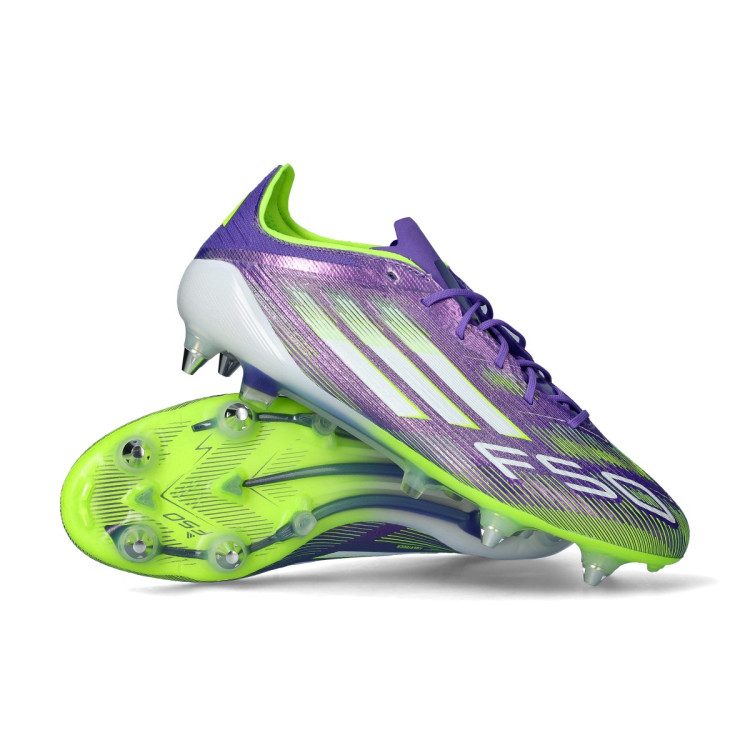 Chaussure de football adidas F50 Elite SG Purple Rush-White-Lucid