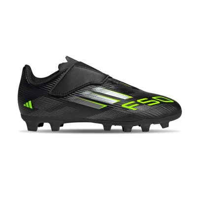 Chaussure de football Enfant F50 Club à scratch FG/MG