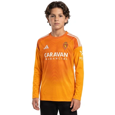Real Zaragoza Drittes Torwart Heim 2025-2026 Kinder T-Shirt