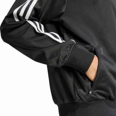 adidas Women's Adicolor Classic Firebird Loose Track Top Black — photo 4
