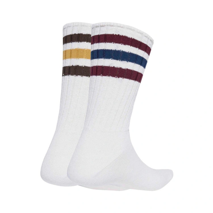 calcetines-adidas-clasicos-ribbed-2-pares-white-maroon-1