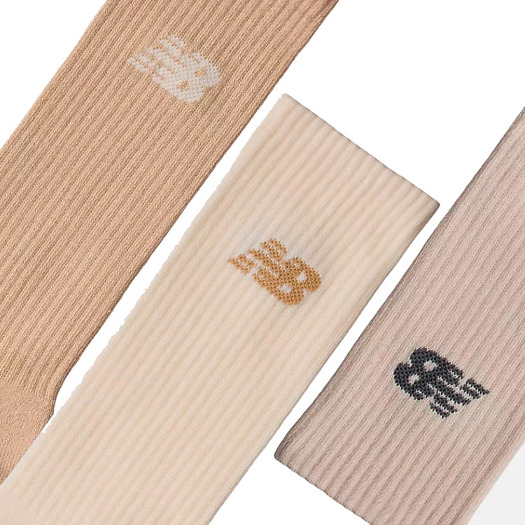 calcetines-new-balance-everyday-crew-3-pairs-beige-2