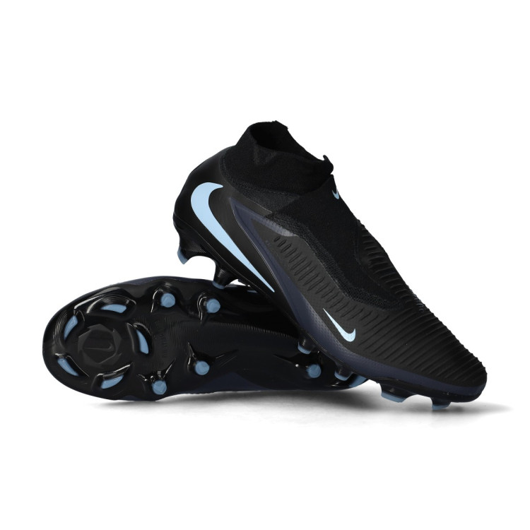 @くろんぼ　Nike サッカースパイク Phantom6 SG Football Boots Nike Phantom 6 High Pro FG Black-Black - Fútbol Emotion