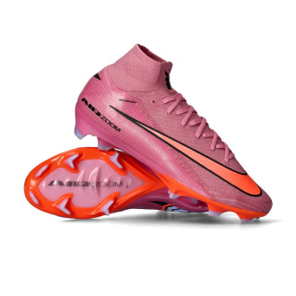 Air Zoom Mercurial Superfly 10 Elite FG Magic Flamingo-Black-Total Crimson