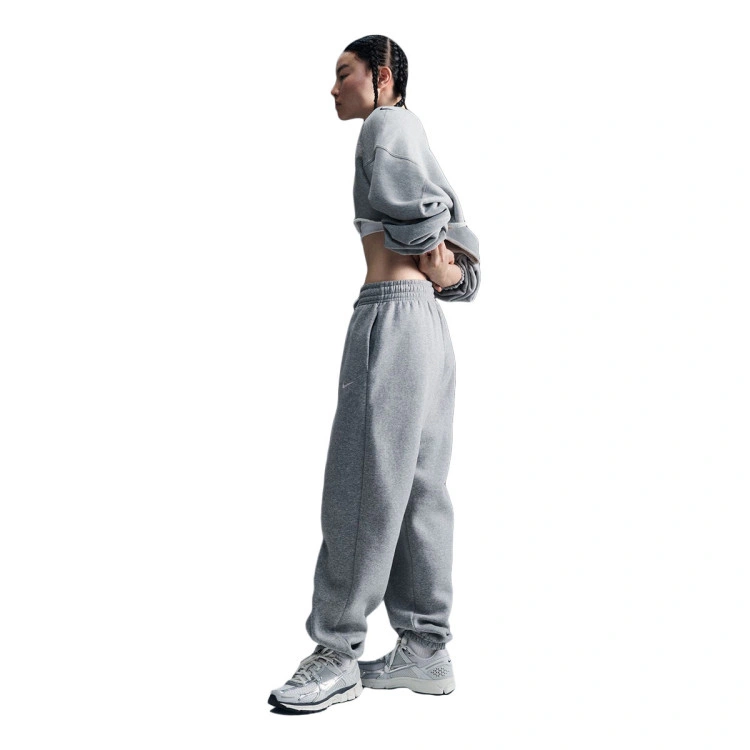 pantalon-largo-nike-sportswear-fleece-2-mujer-dark-grey-heather-sail-5