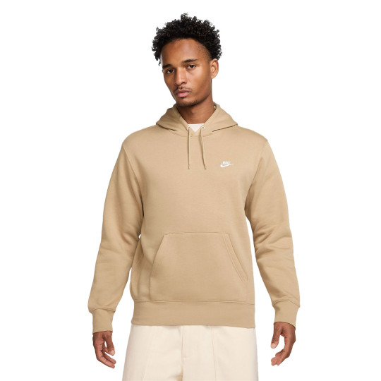(取寄) ナイキ メンズ クラブ フリース プルオーバー ブーディ Nike men Club Fleece Pullover Hoodie Parachute Beige/Parachute Beige/White sudadera-nike-club-parachute-