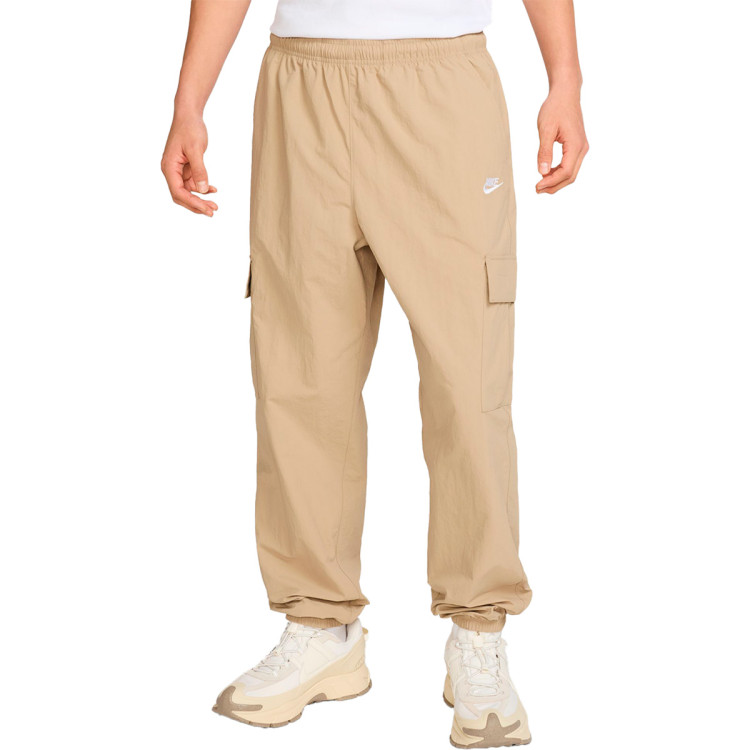 nike nsw beige woven lounge pants