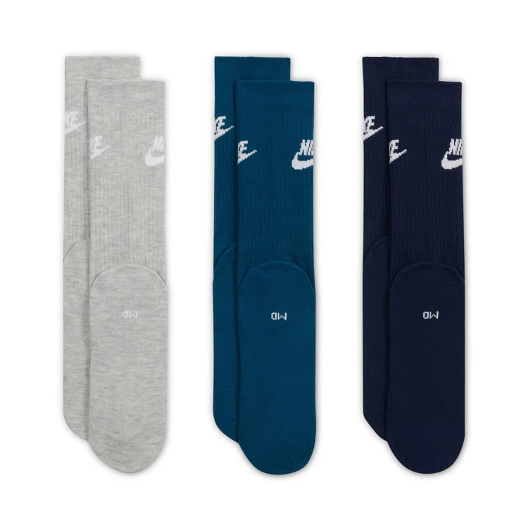 calcetines-nike-sportswear-everyday-essential-3-pares-heather-greywhite-blue-forcewhite-midnight-na-2