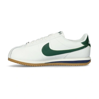 Nike Cortez Leather Summit White Fir Midnight Navy — foto 3