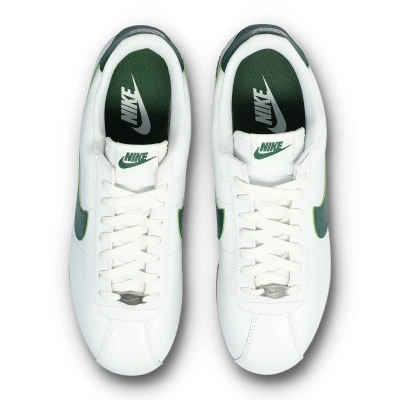 Nike Cortez Leather Summit White Fir Midnight Navy — foto 5