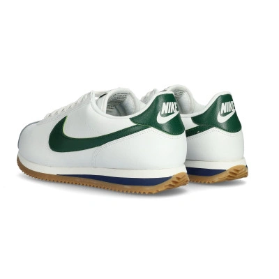 Nike Cortez Leather Summit White Fir Midnight Navy — foto 6