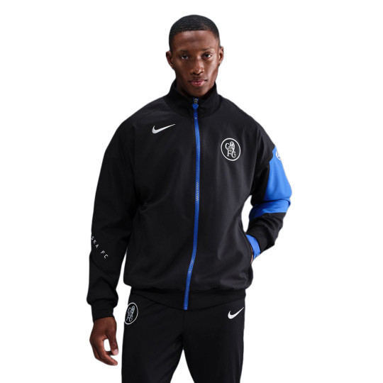 Chamarra Nike Chelsea Fc Pre-Match 2025-2026 Black-Game Royal