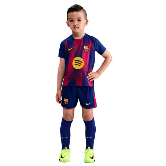 Kit Nike Kids Fc Barcelona 2025-2026 Home Deep Royal Blue-Deep