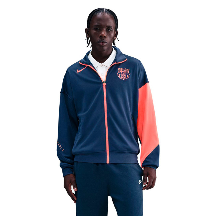 Jacket Nike Fc Barcelona 2025-2026 Pre-Match Midnight Navy-Bright