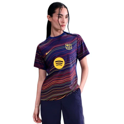 Camiseta Fc Barcelona Pre-Match 2025-2026 Mujer