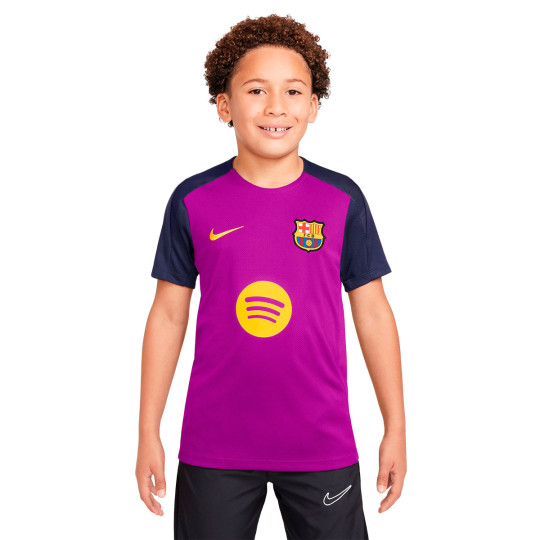 T-Shirt Nike FC Barcelona Training 2025-2026 Criança Vivid Purple