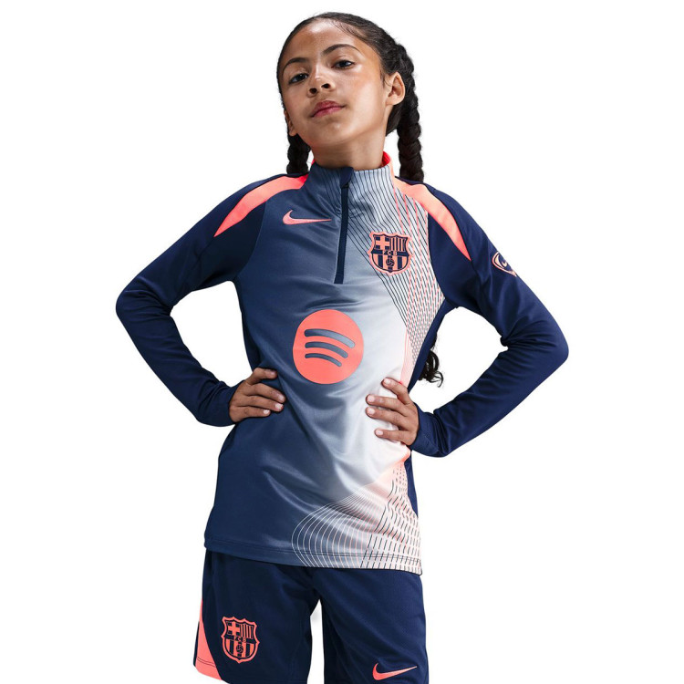 Sweatshirt Nike Kids FC Barcelona 2025-2026 Pre-Match Midnight