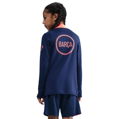 Sweat-shirt enfant FC Barcelona Pre-Match 2025-2026