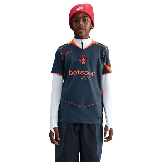 Jersey Nike Inter Milan 2025-2026 Third Thunder Blue-Safety Orange