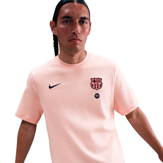 T-Shirt Nike FC Barcelona Fanswear 2025-2026 Washed Coral-Washed