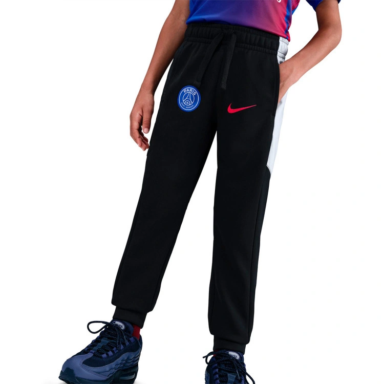 chandal-nike-psg-fanswear-2025-2026-nino-black-white-global-red-no-sponsor-3rd-4