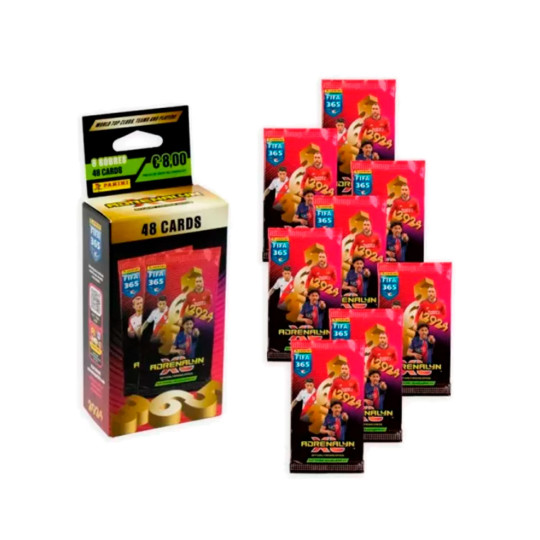Panini Liga Este 2024-2025 – Ecoblister 8 Sachets Bleu – Collection Officielle LaLiga EA Sports