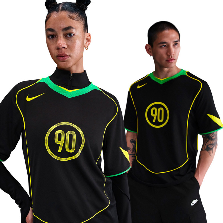 T-Shirt Nike Total 90 Black-Green Spark-Opti Yellow-Opti Yellow