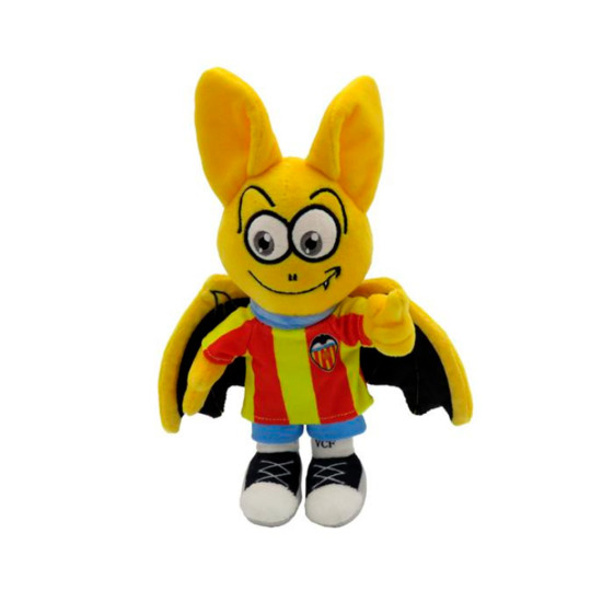 Peluche Ufficiale Valencia CF 30 Cm Con Maglietta Bianca - Mascotte Per Tifosi - Foto 4