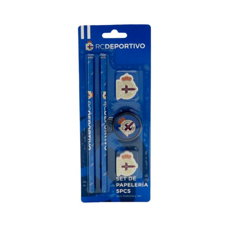 Deportivo de la Coruña Set 5 Piezas De Papelería Real Club Deportivo De A Coruña