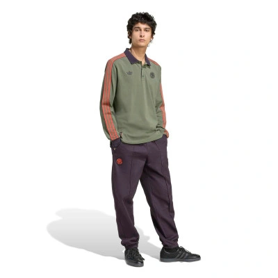 adidas FC Bayern Terrace Icon Long Sleeve Polo Shirt 'Base Green' — foto 7