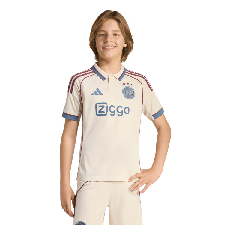 Jersey adidas Kids Ajax 2025-2026 Third Halo Ivory - Fútbol Emotion