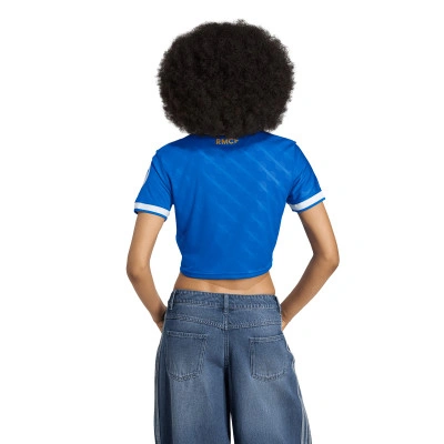 Real Madrid Croptop 2025-2026 für Frauen Trikot