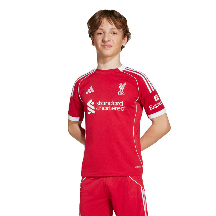 Jersey adidas Kids Liverpool Fc 2025-2026 Home Strawberry