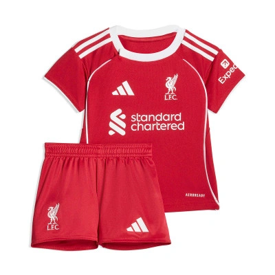 Conjunto Liverpool Fc Primera Equipación 2025-2026 Bebé