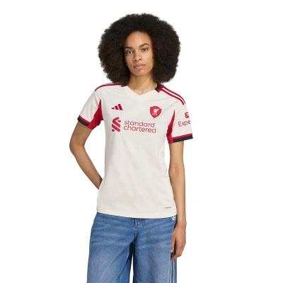 Camiseta Liverpool FC Segunda Equipación 2025-2026 Mujer