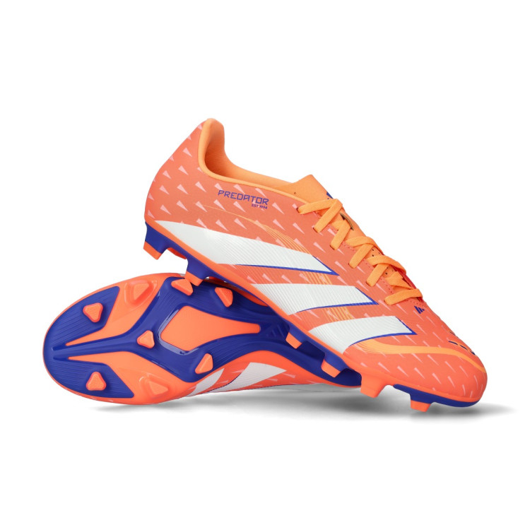 Football Boots adidas Predator Club L FG/MG Signal Core-White-Beam Orange -  Ftbol Emotion