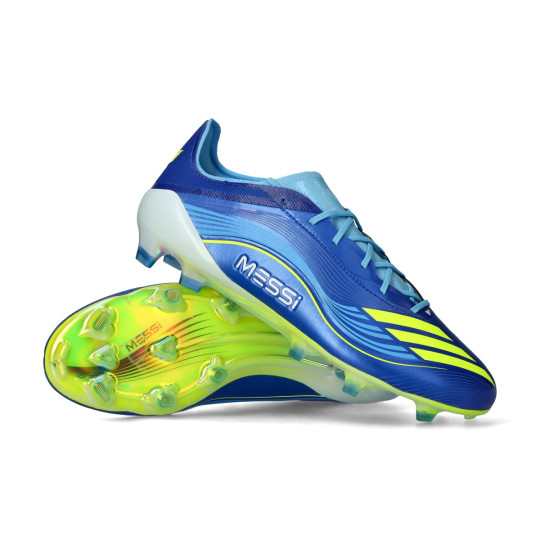 Football Boots adidas F50 Messi Elite FG Team Royal blue-Solar