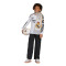 adidas Kids Real Madrid 2025-2026 Long Sleeve Home Jersey