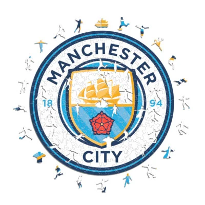 Man City Fc Wooden Puzzle (150 Pcs)