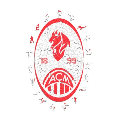 Ac Milan Retro Wooden Puzzle (150 Pcs)