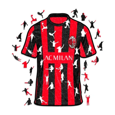 AC Milan Jersey Wooden Puzzle (150 Pcs)