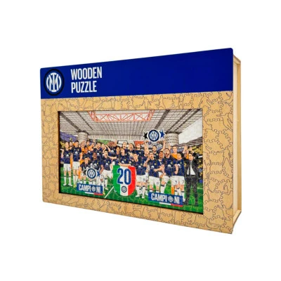Fc Inter Milan 20Th Scudetto Wooden Puzzle (150 Pcs)