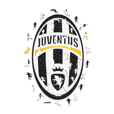 Juventus Fc Retro Wooden Puzzle (150 Pcs)