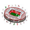 Sl Benfica Stadium Puzzle Madera Talla L (500 Piezas)