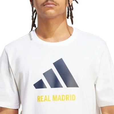 adidas Real Madrid Seasonal Graphic Tee White — foto 3