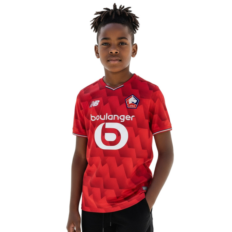 Jersey New Balance Kids Lille 2025-2026 Home Red - Fútbol Emotion