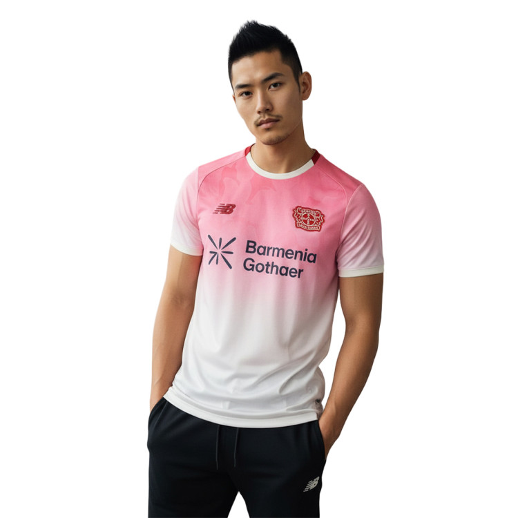Jersey New Balance Bayern Leverkusen 2025-2026 Away Crimson