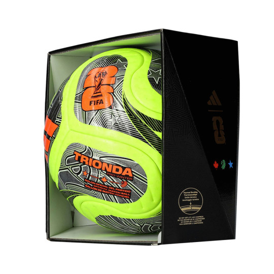 Ball adidas Mundial Trionda 2026 Pro Winter Lucid lemon-Black