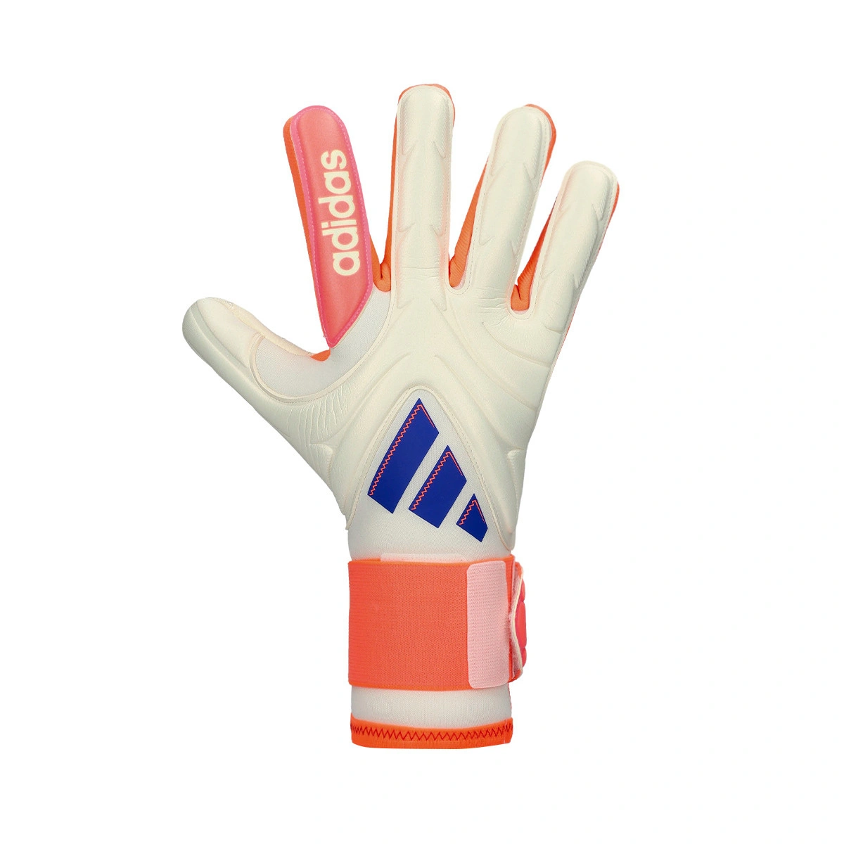 adidas - Goalkeepers glove Copa Pro Pc, Unisex, Off white-Lucid blue-Signal coral, 8