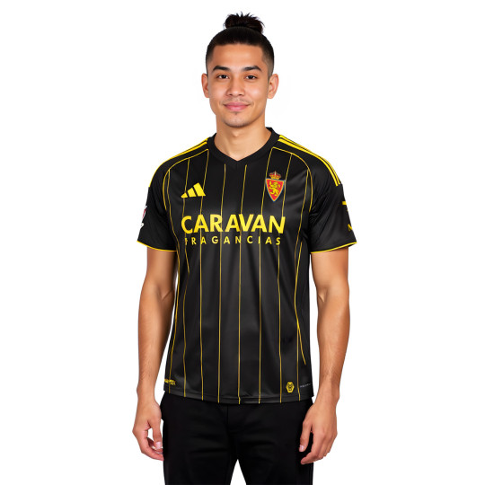 Jersey adidas Real Zaragoza Away Avispa 2025-2026 Black-Team